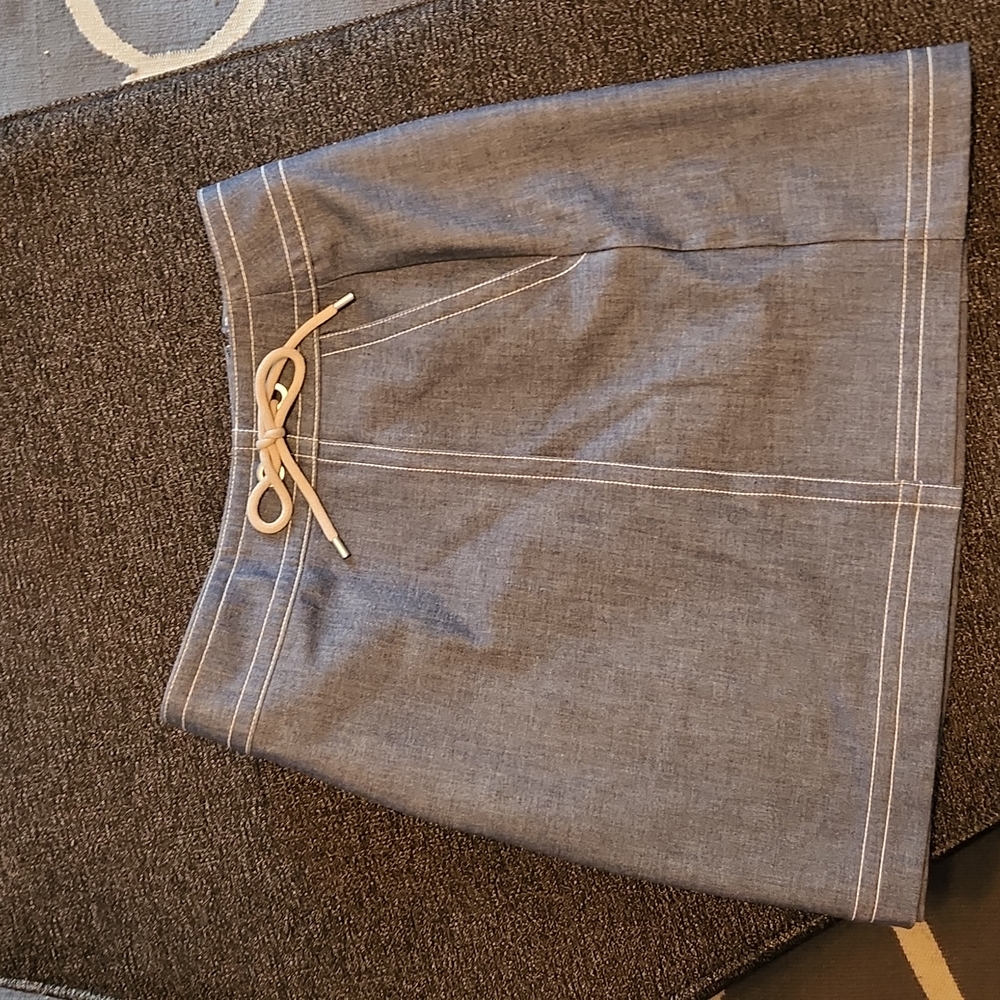 Womens Ann Taylor Jean Skirt